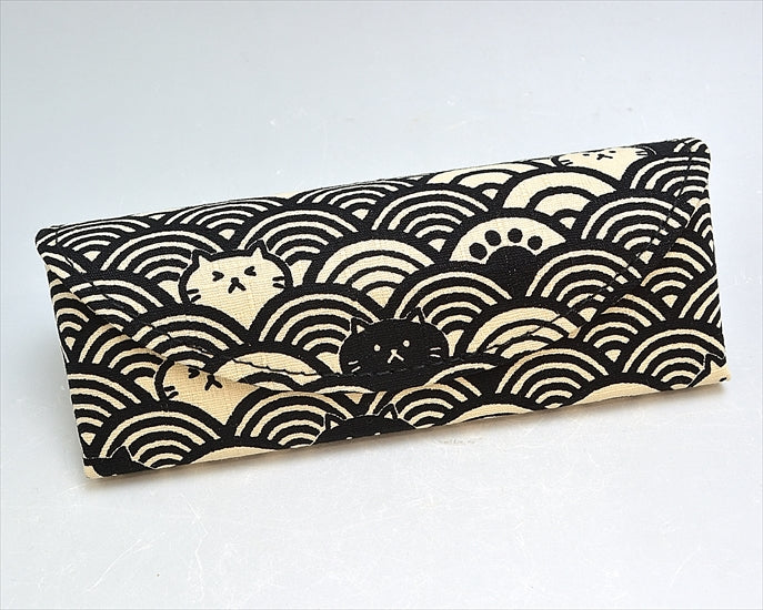 Cat Qinghai wave glasses case