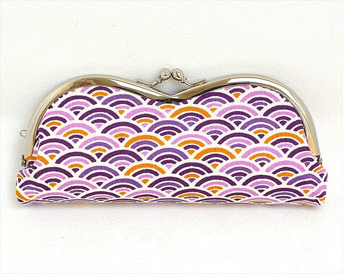 Mountain-shaped bean-shaped glasses case