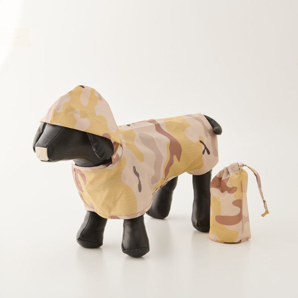 Dog Camouflage Walking Raincoat - Small Dog M