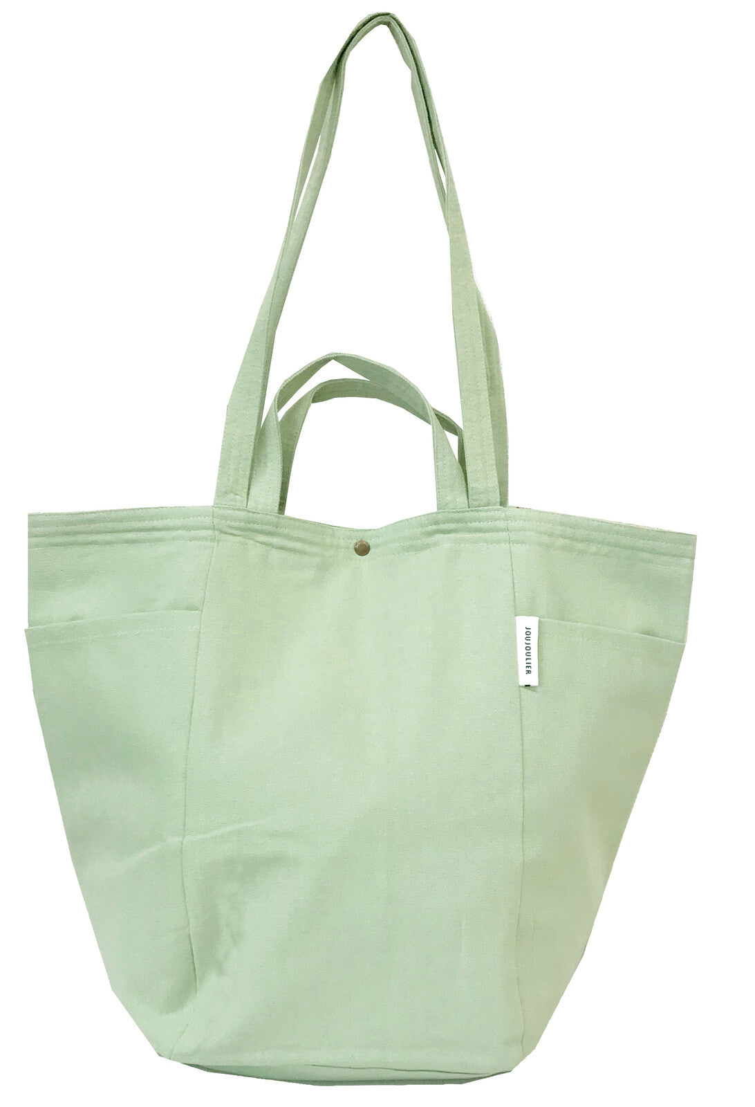 Solid Color 2-Way Handle Bag