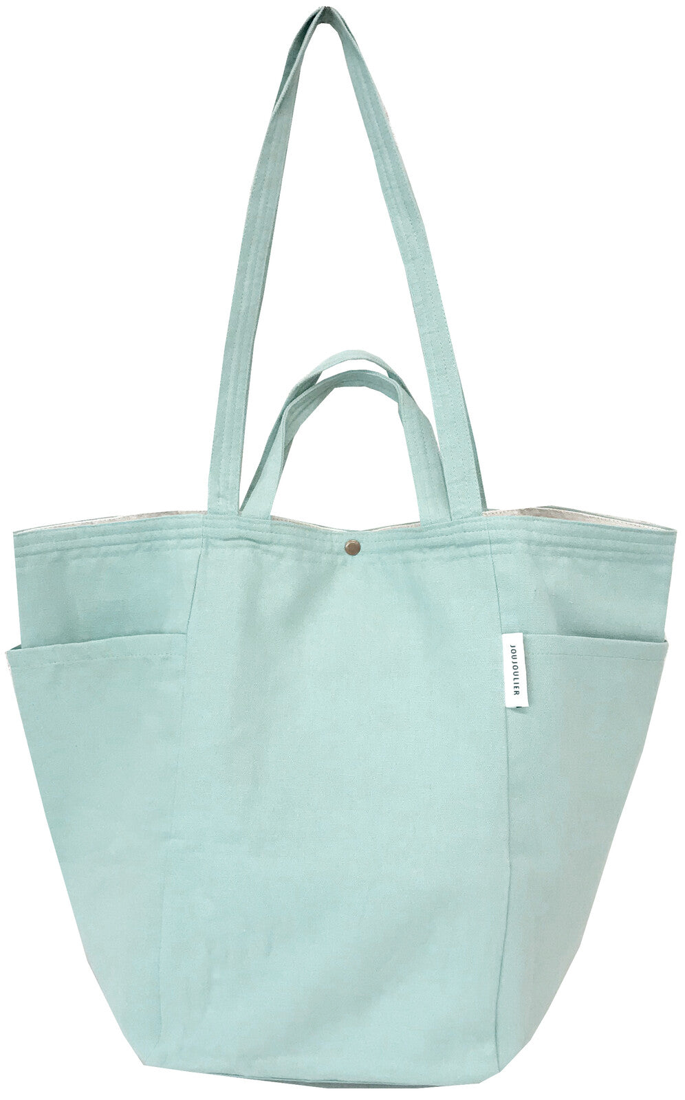 Solid Color 2-Way Handle Bag