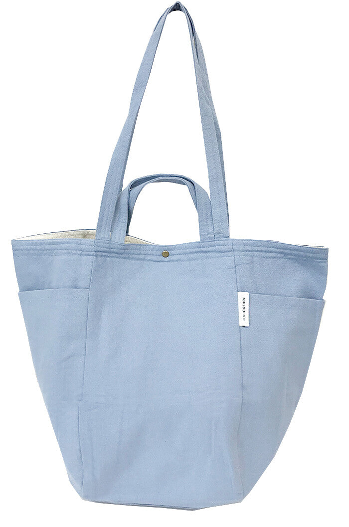 Solid Color 2-Way Handle Bag