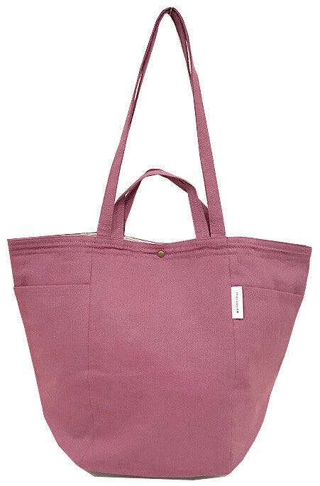 Solid Color 2-Way Handle Bag