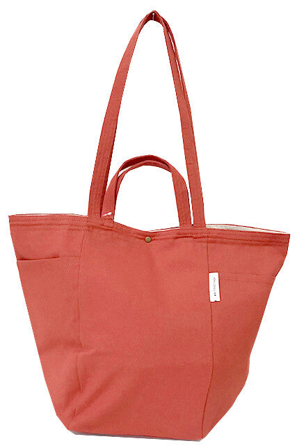 Solid Color 2-Way Handle Bag