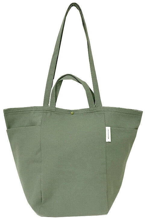 Solid Color 2-Way Handle Bag