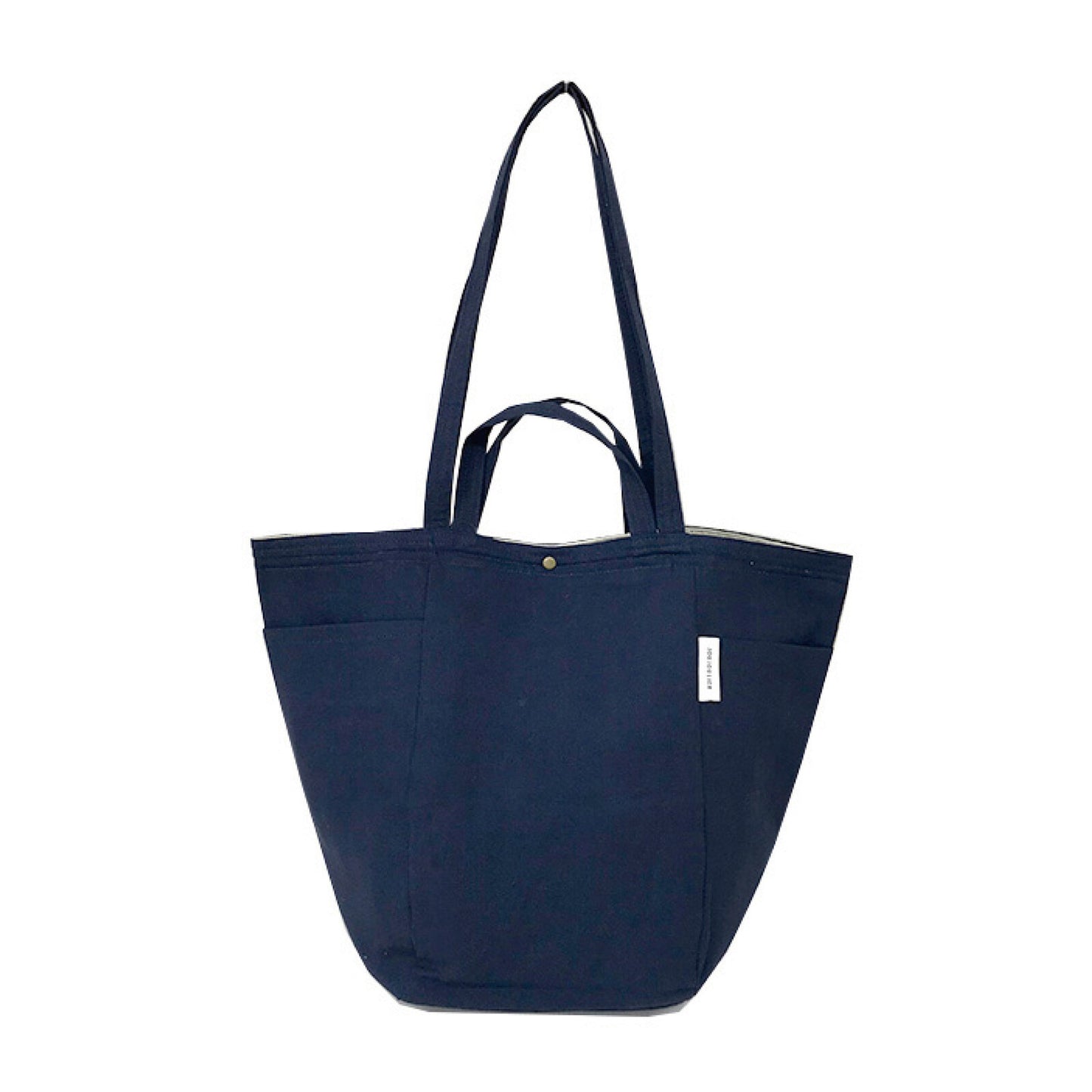 Solid Color 2-Way Handle Bag