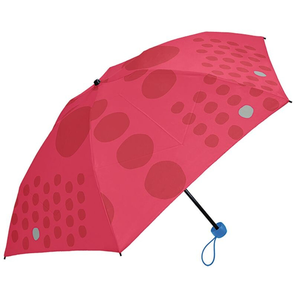 Polka dot pattern folding umbrella