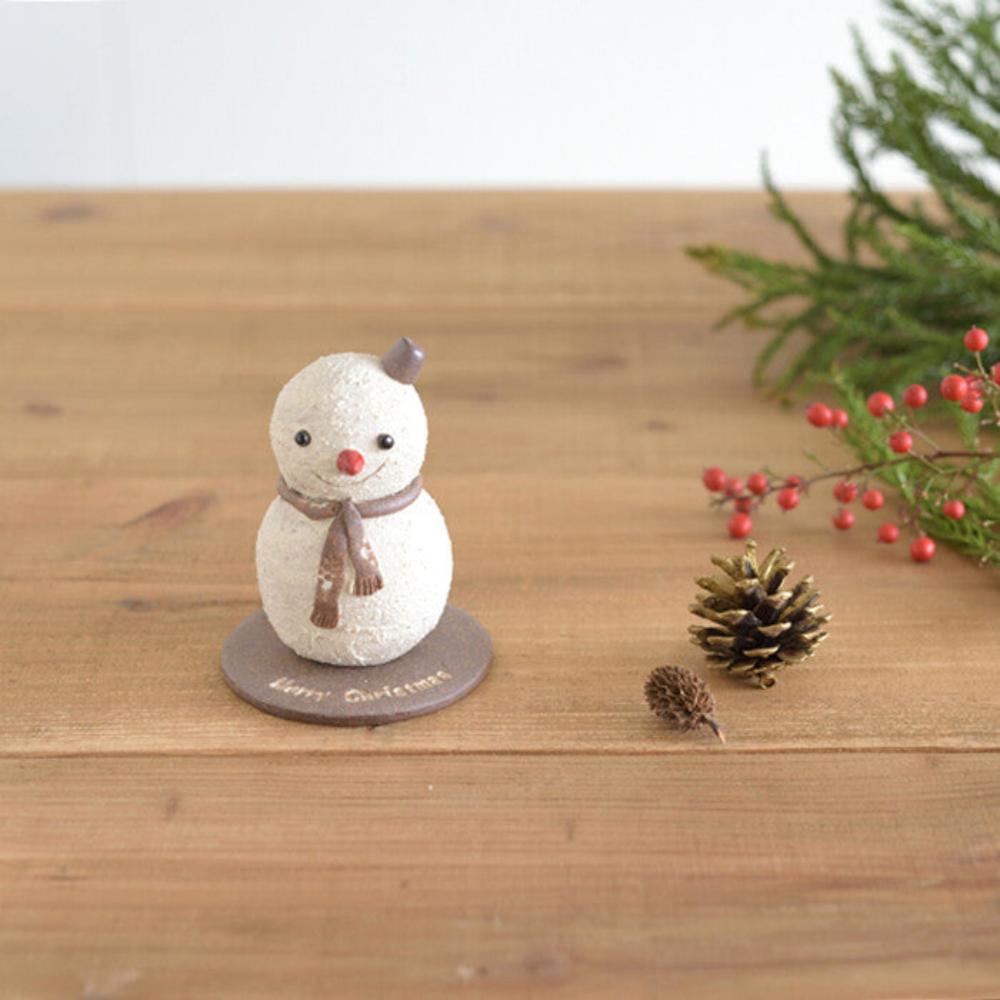Mingshan Kiln Shinraku ware palm snowman
