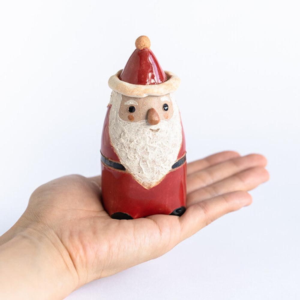 Mingshan Kiln Shigaraki ware palm pointed Santa Claus