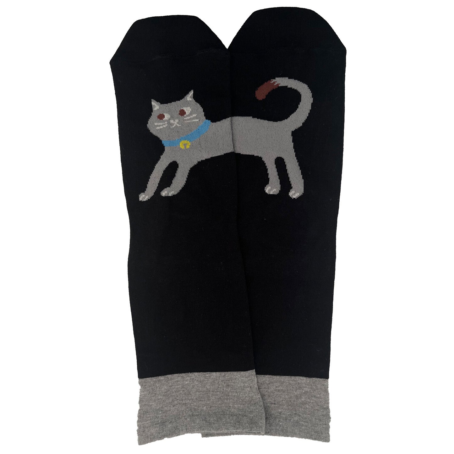 Blue Beam 貓咪圖案圓領襪 (女裝)