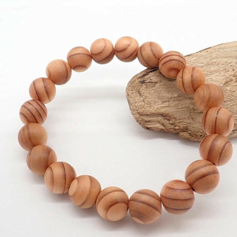 日本銘木 熊野本宮杉珠鍊-10mm