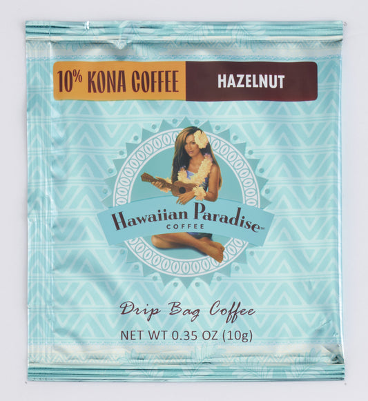 Hawaiian Paradise 10%Kona  榛子濾掛咖啡