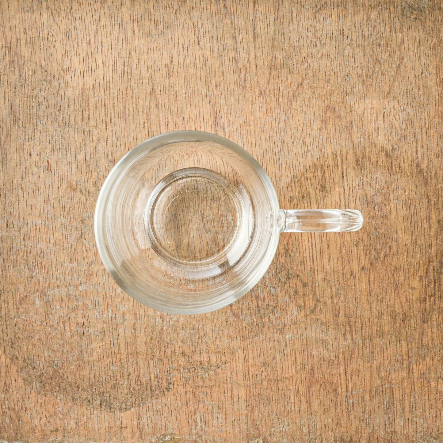 Cappuccino coffee cup with round handle