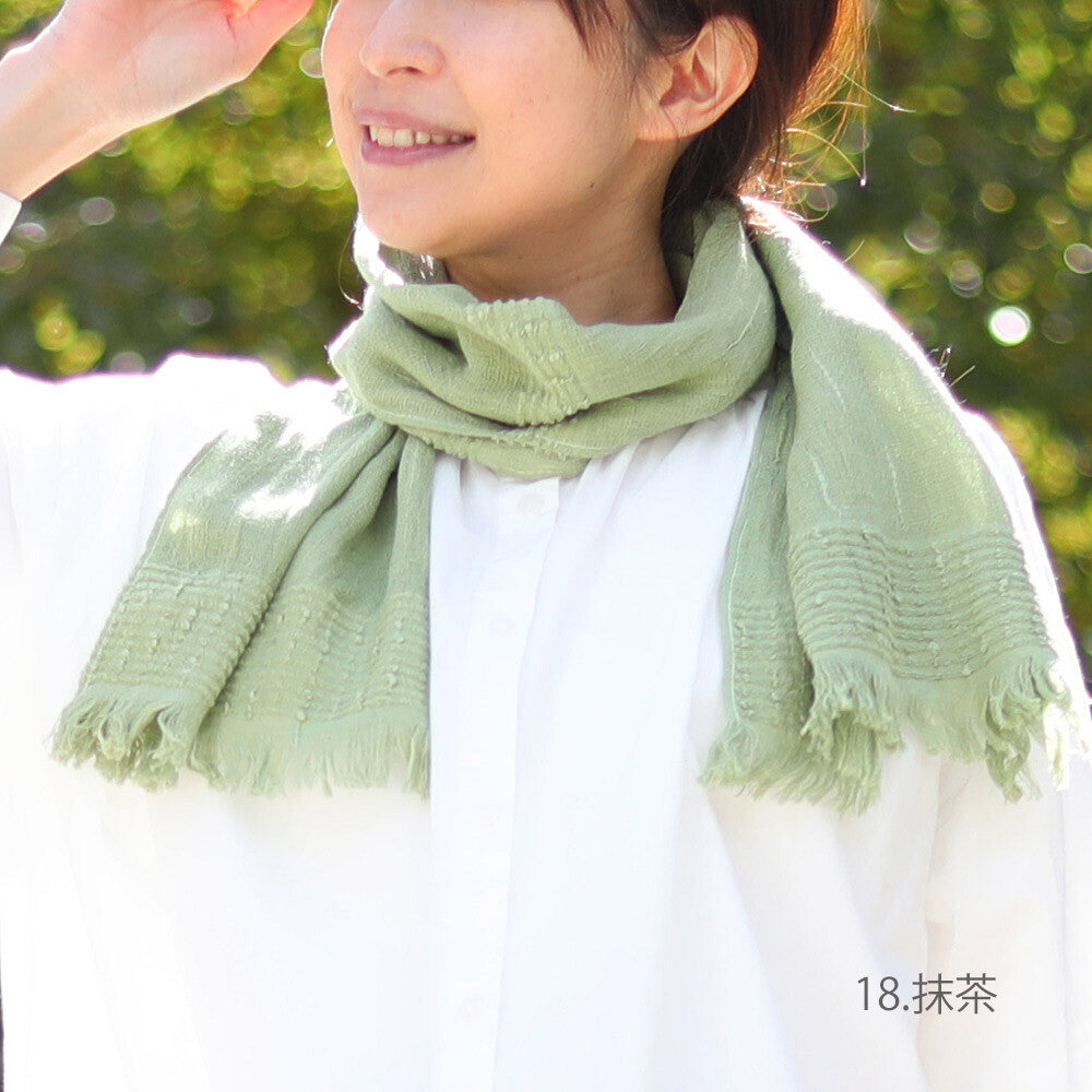 日本 今治防UV棉質圍巾