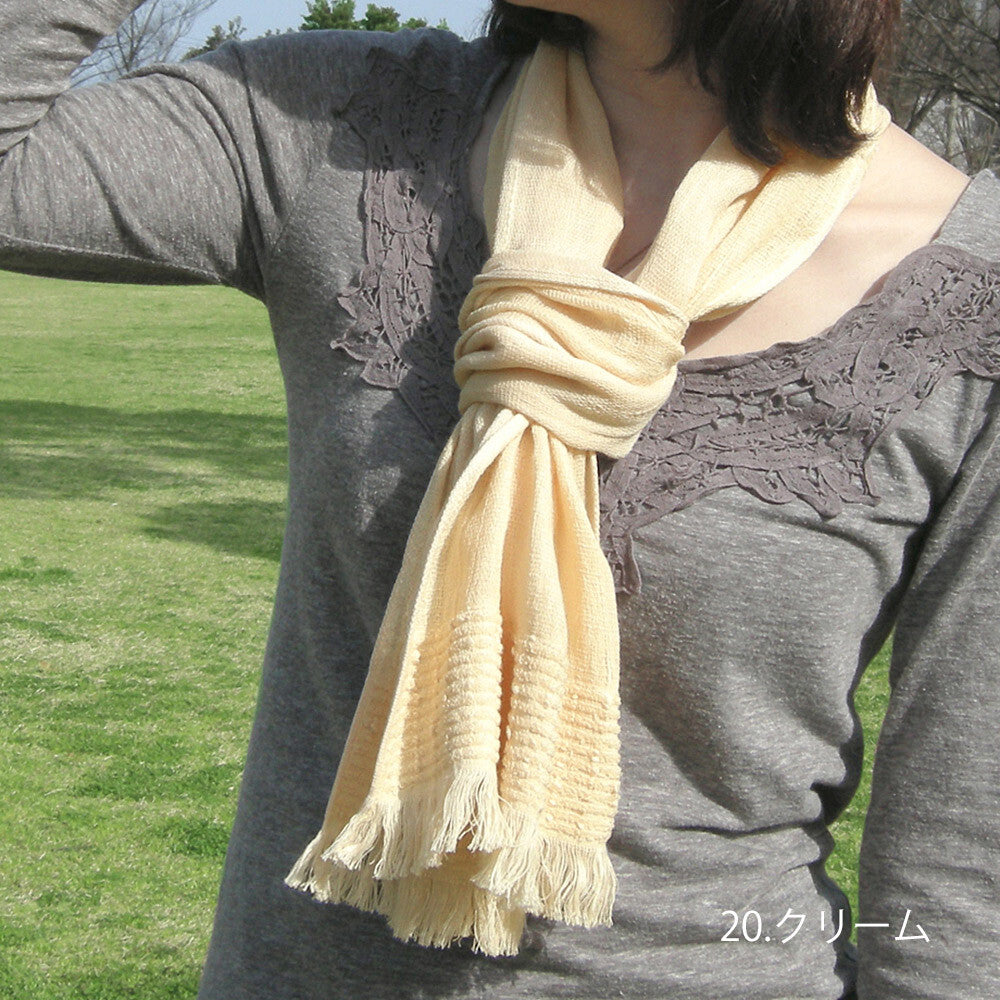 日本 今治防UV棉質圍巾