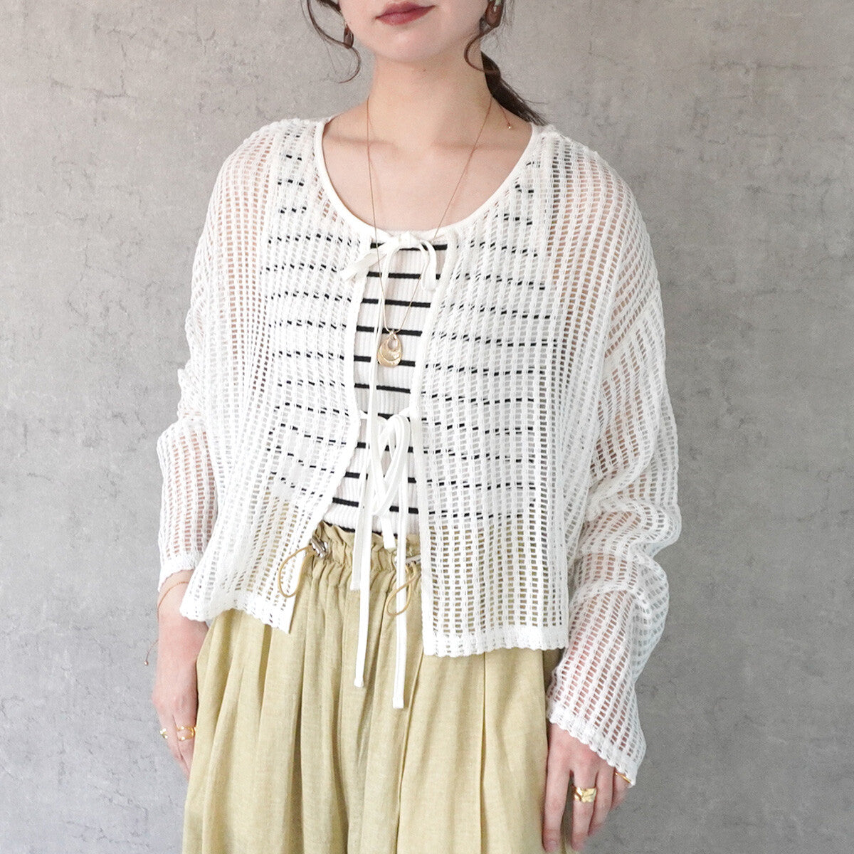 2 WAY two-way short cardigan jacket