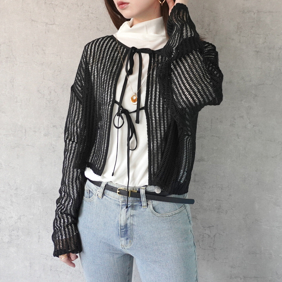 2 WAY two-way short cardigan jacket