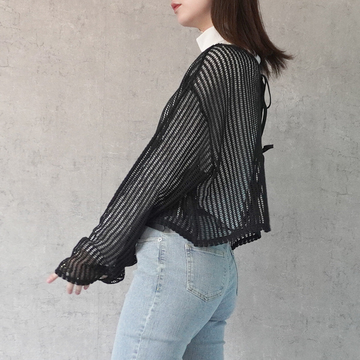 2 WAY two-way short cardigan jacket