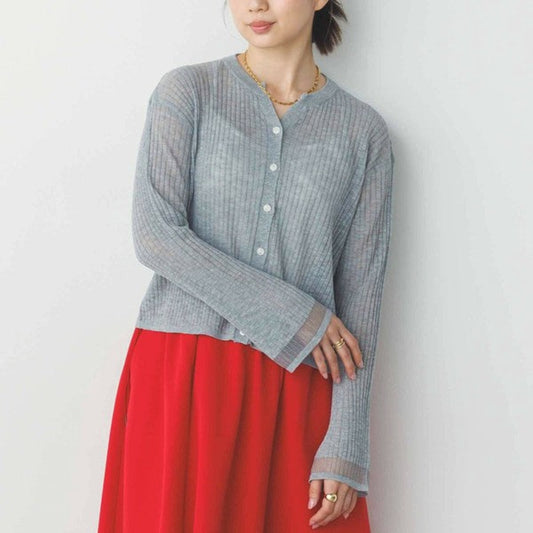 Cool Touch 小喇叭袖羅紋針織外套