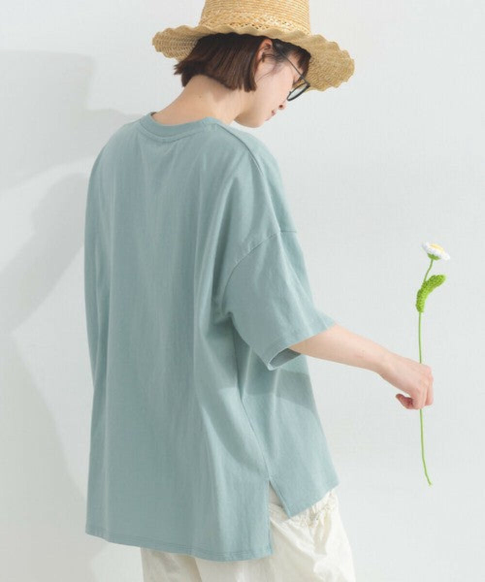 薄荷綠小熊貓刺繡 T-shirt