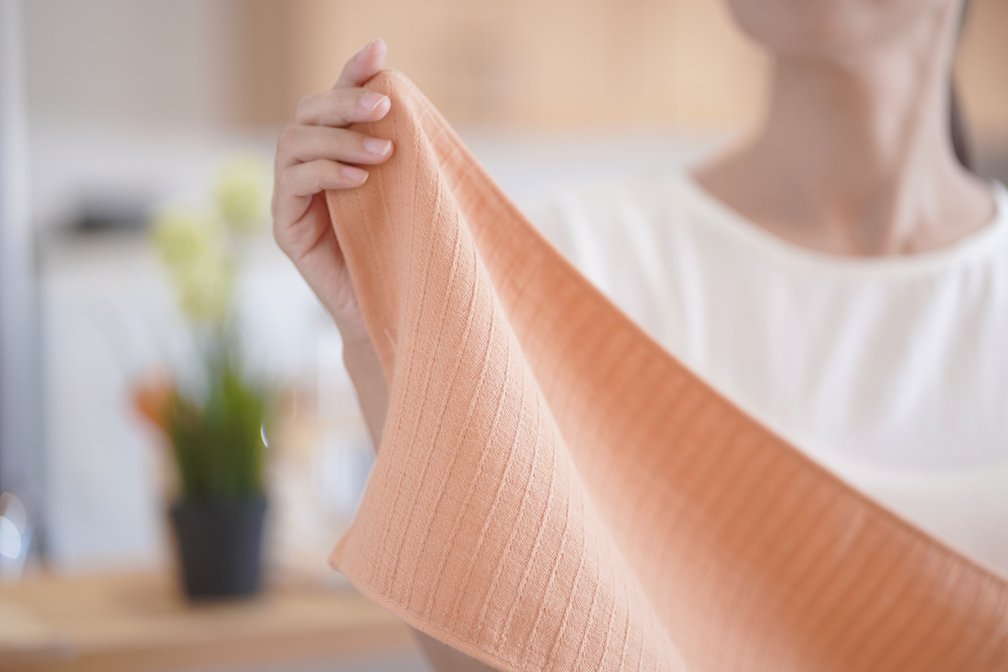 雫 Shizuku 天然染色紗巾 (25x90cm)