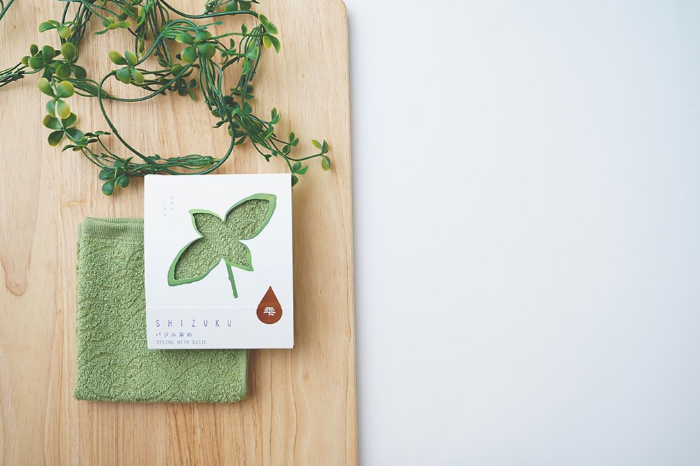 雫 Shizuku 天然染色毛巾 (25x25cm)
