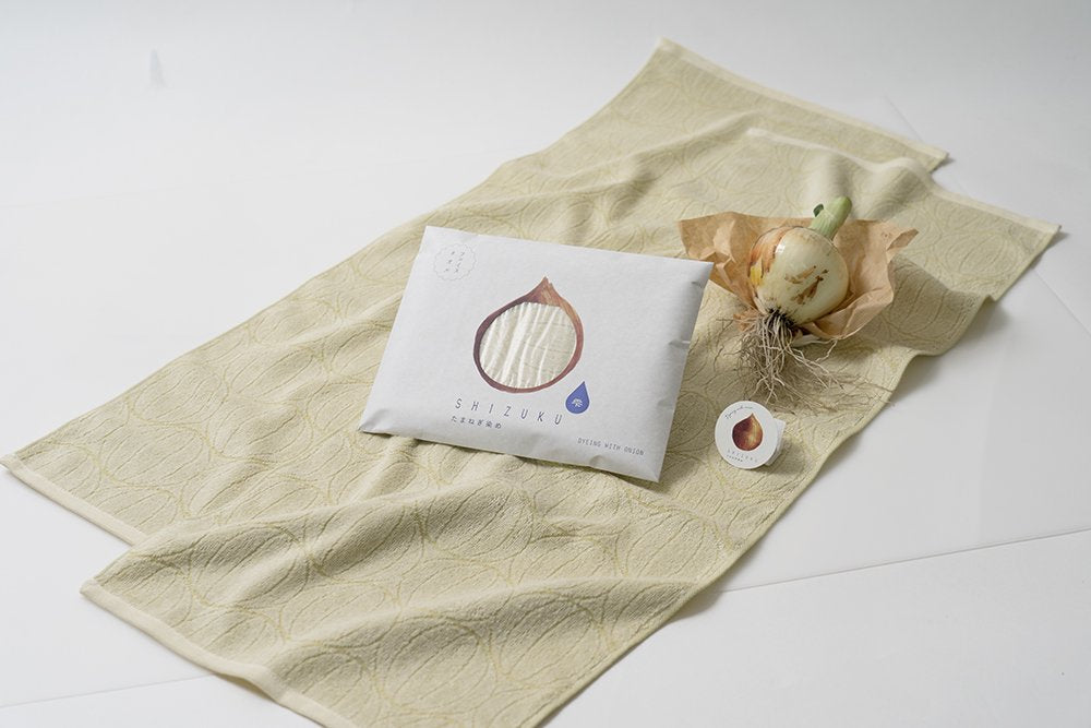 雫 Shizuku 天然染色毛巾 (34x85cm)