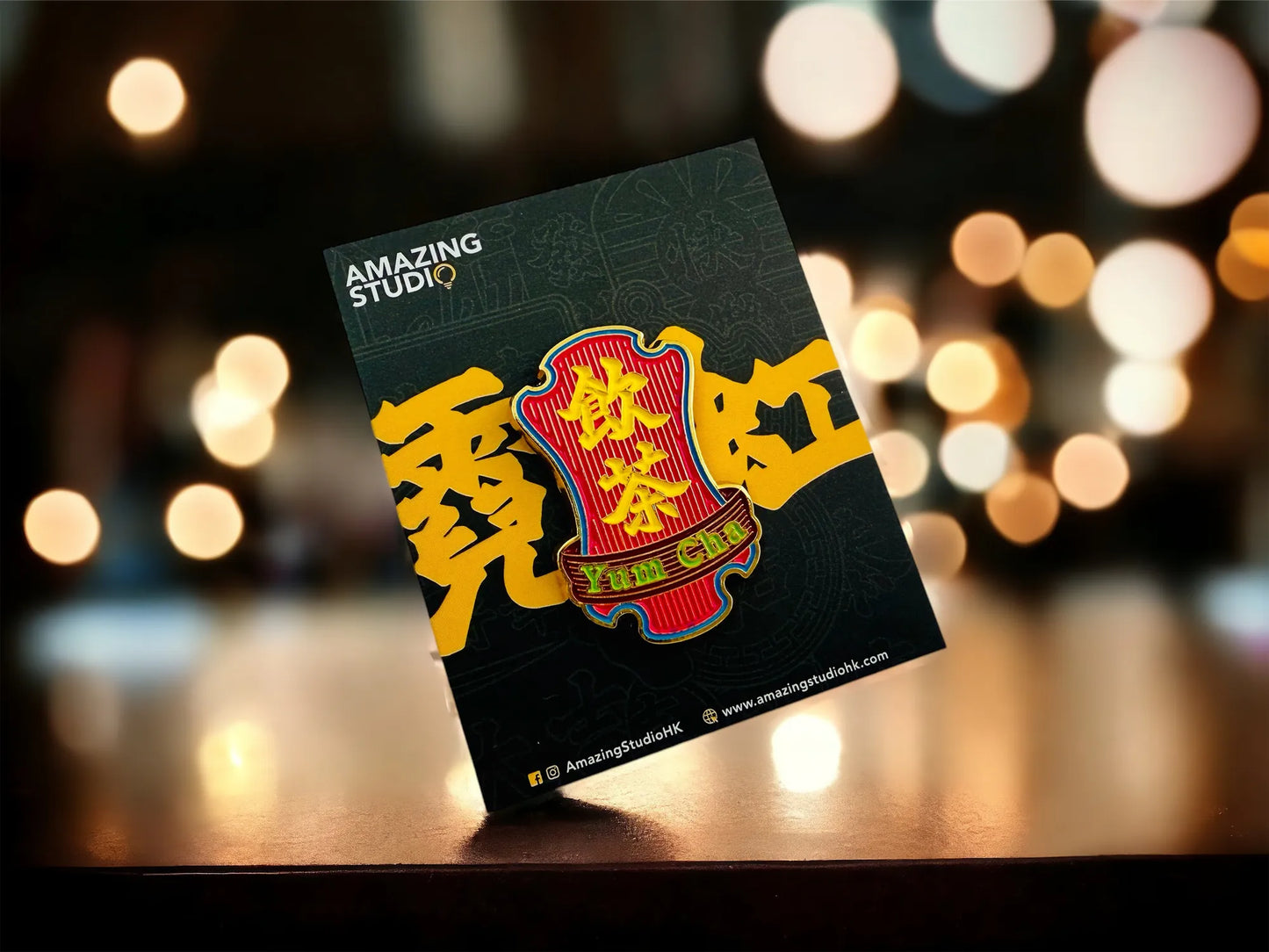 【港式霓虹】 金屬徽章