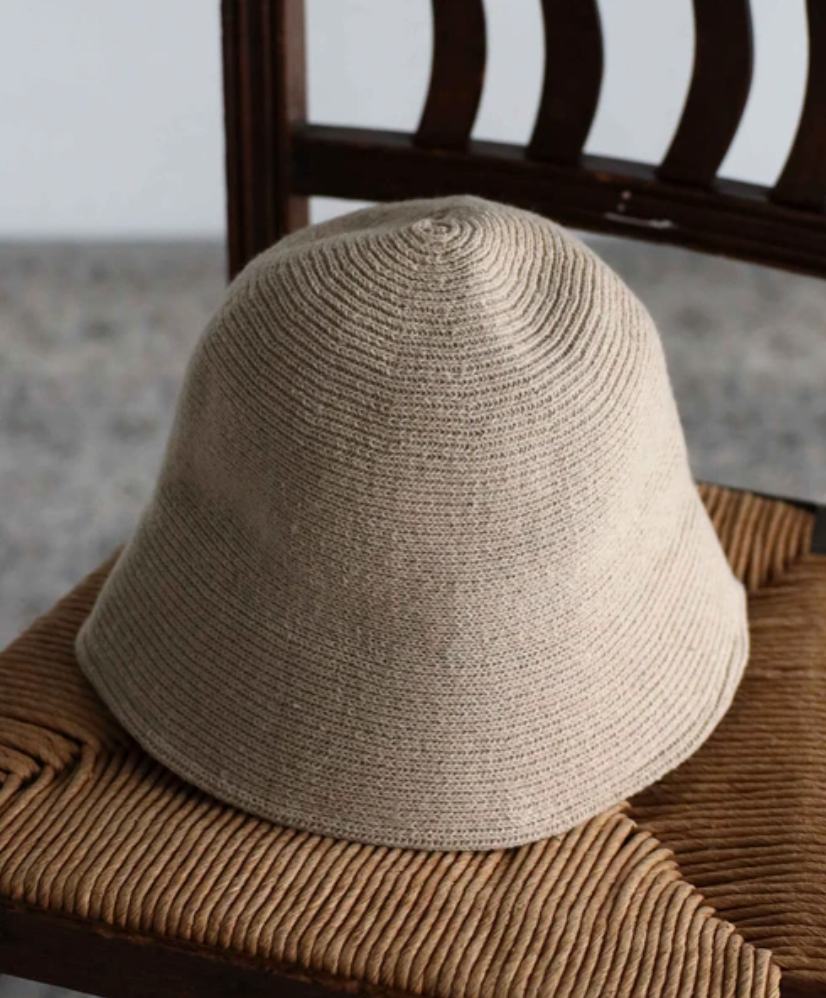 wool knitted bucket hat