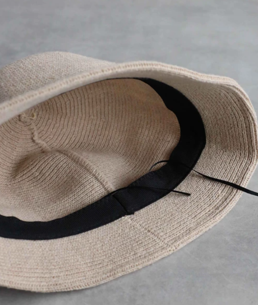 wool knitted bucket hat