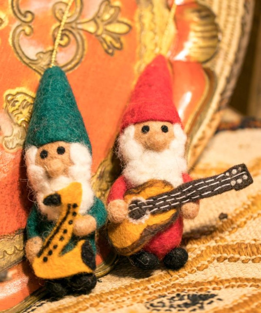 Dwarf Elf Wool Felt Decoration (Made in Nepal)