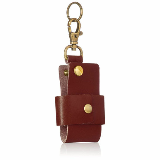 栃木Leather 天然皮革闊身車匙短夾