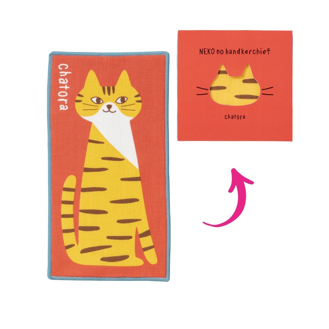 Cat handkerchief glasses cloth