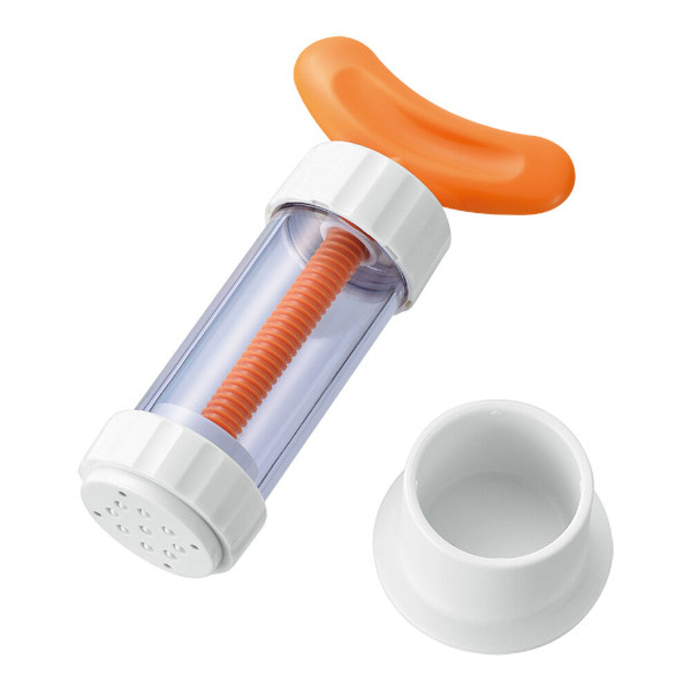 Japanese-made rotary garlic press