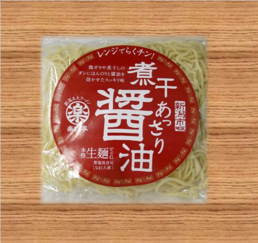 新潟五大拉麵 乾沙丁魚醬油拉麵
