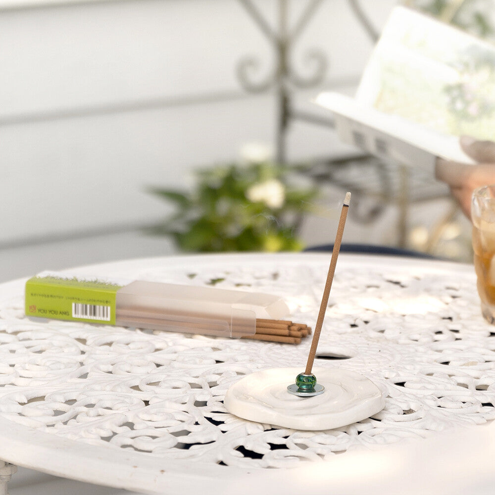 悠々庵 天然素材驅蟲線香(附香立)