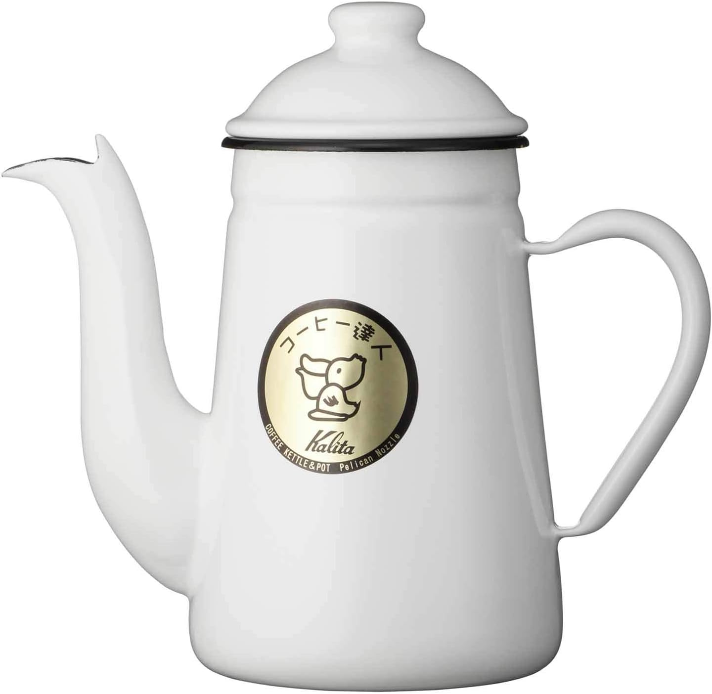 Japanese enamel coffee pot