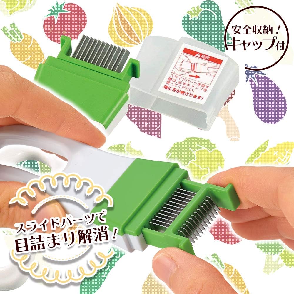 Stainless steel green onion slicer
