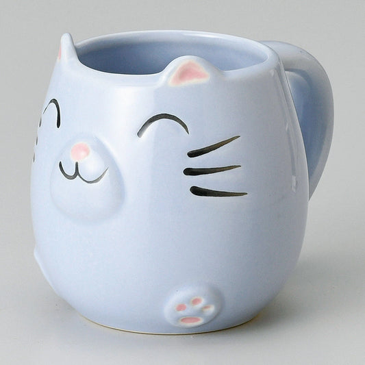 微笑貓咪圓身馬克杯