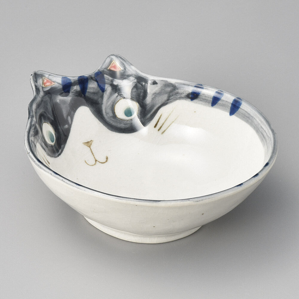 Cat shaped side dish bowl