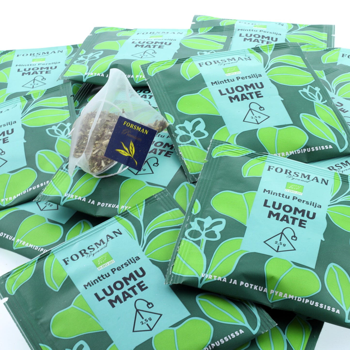 Finnish yerba mate tea bags