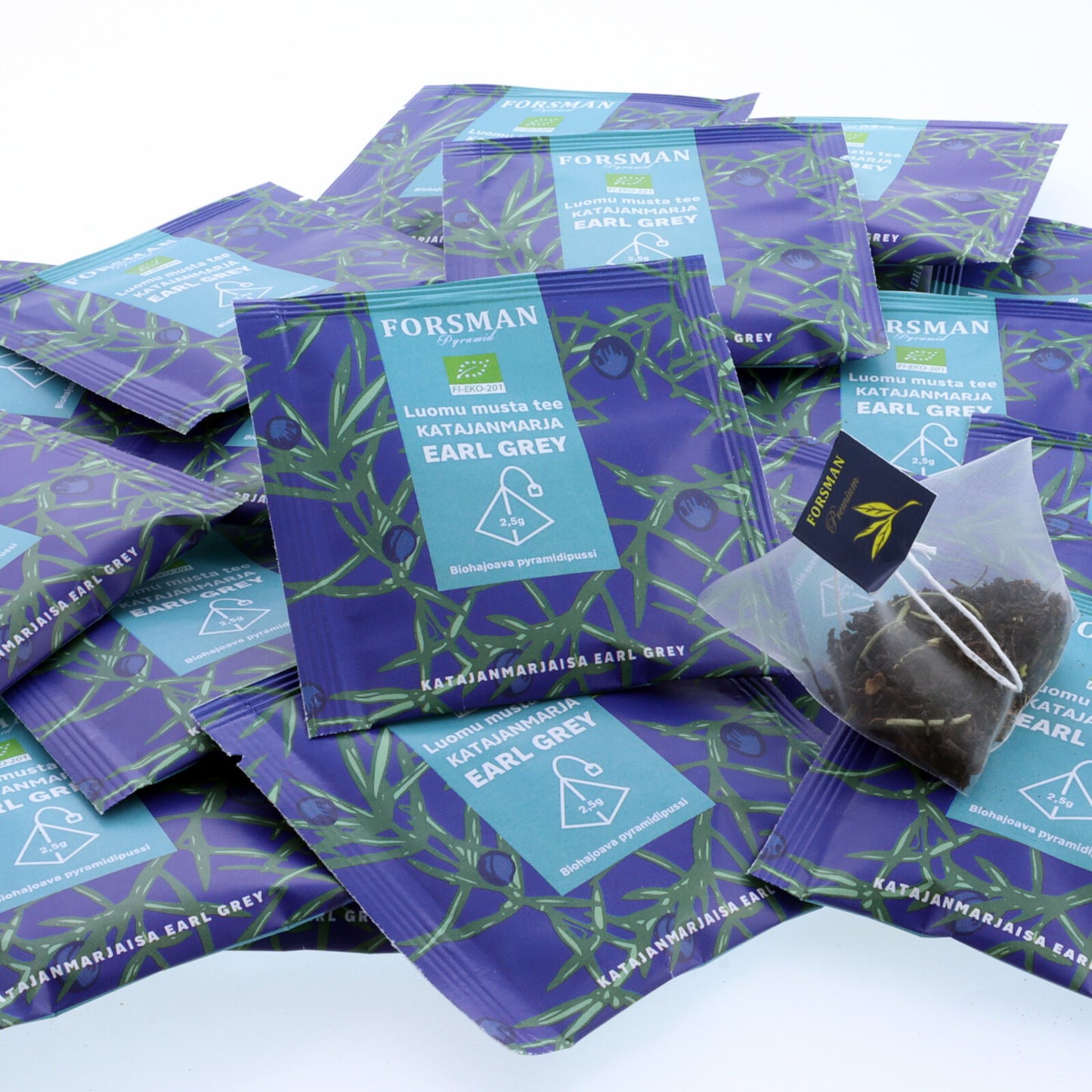 Finnish gin earl grey tea bags
