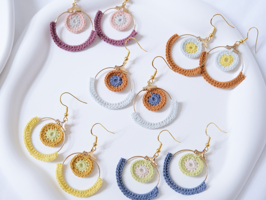 Auzik簡約圓形耳環