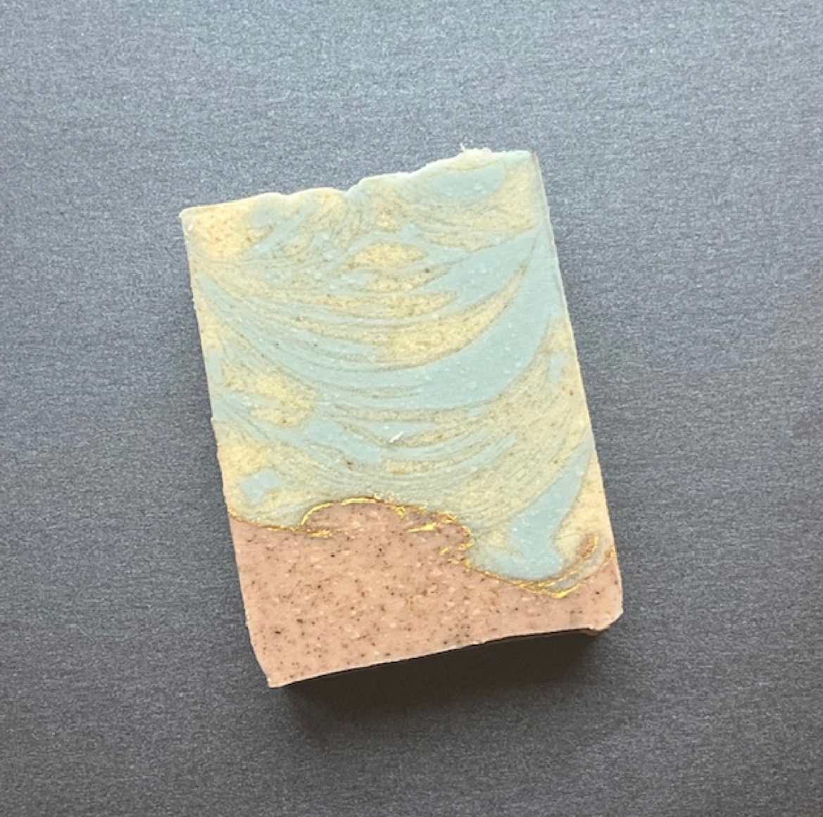 法國粉藍泥 燕麥 杏核 保濕修護 手工皂