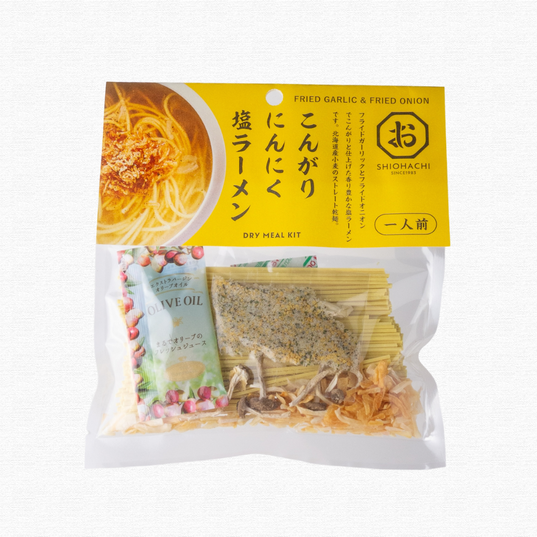 香脆乾洋蔥大蒜鹽味拉麵