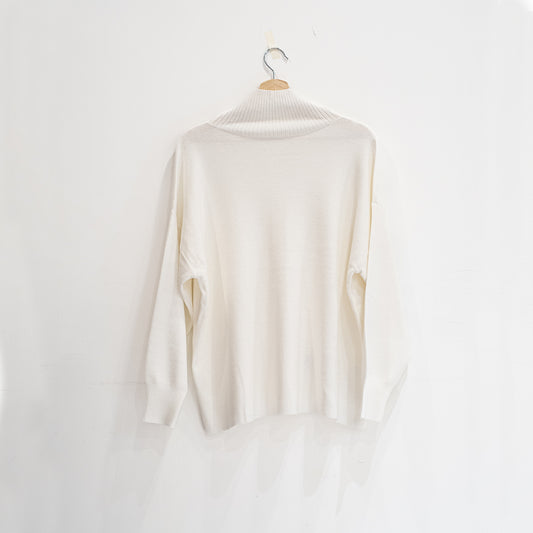 高領防靜電針織衫