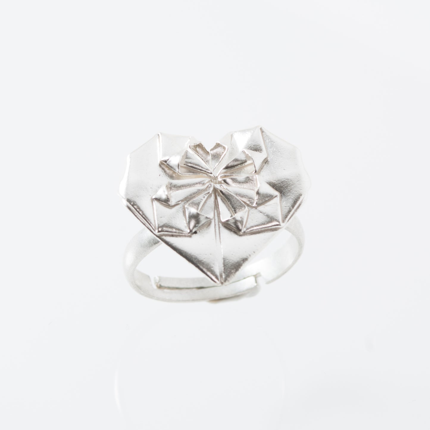 Kismet 經典摺純銀「心花怒放」戒指