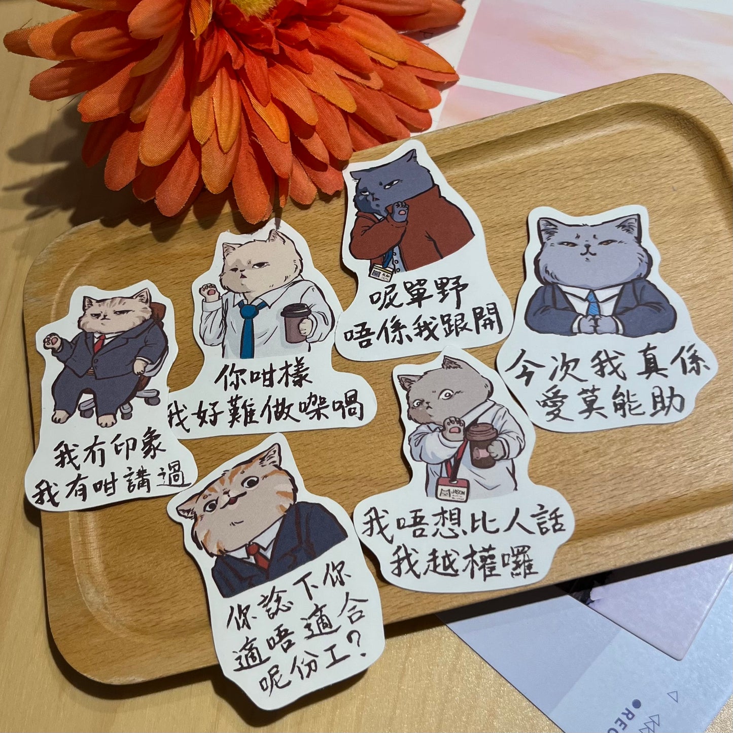 【那些年的卸膊操】書面貼紙(6張)