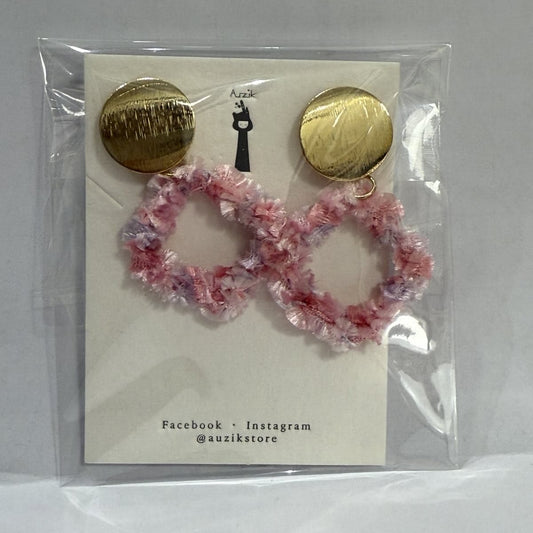 Auzik彩幻菱形耳環