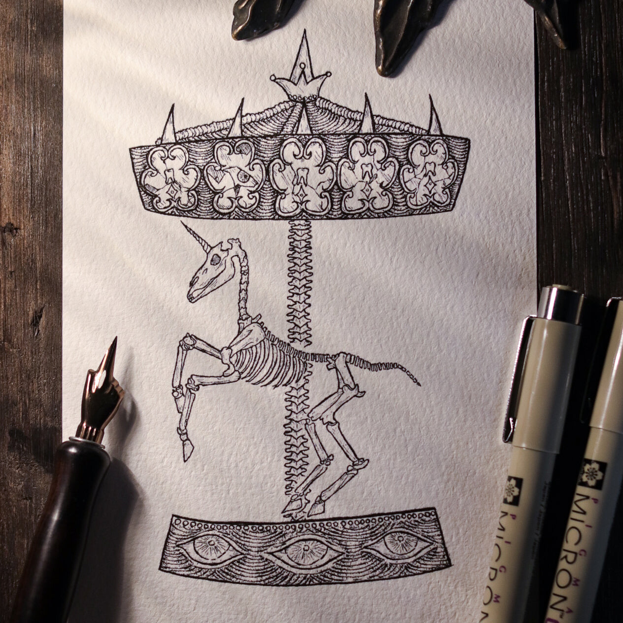 Fantasy Oven Art print - post card size